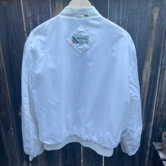 Vintage Members Only Jacket - White - Picture 12 of 13
